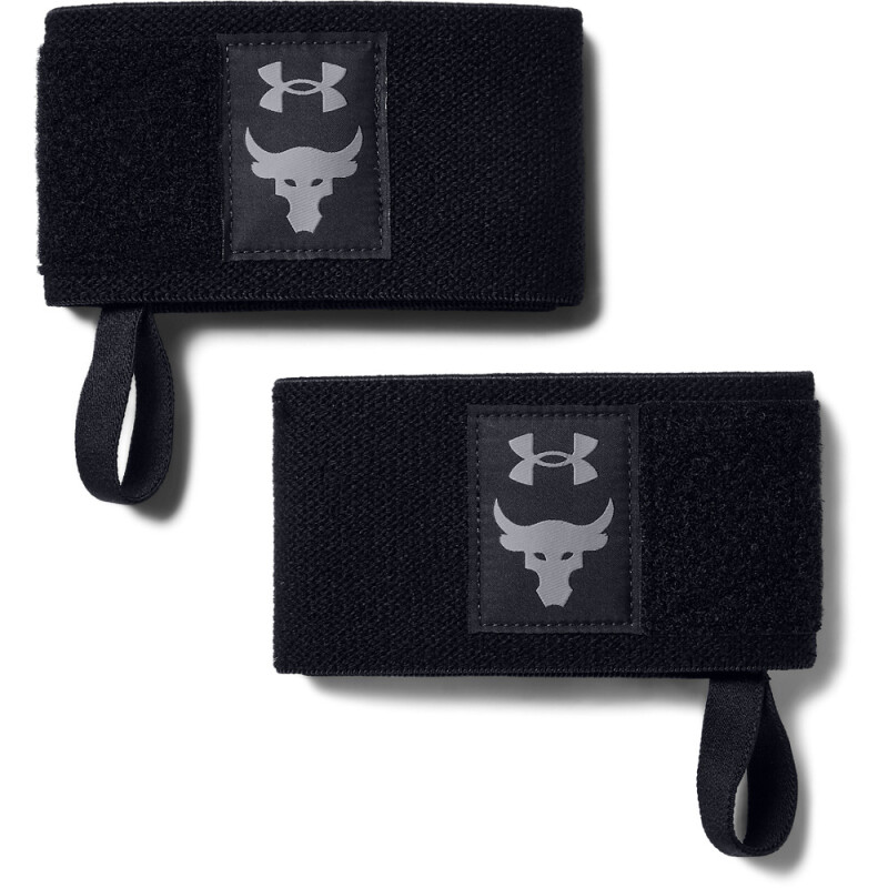 UA Project Rock Wrist Wraps-BLK BLK-001