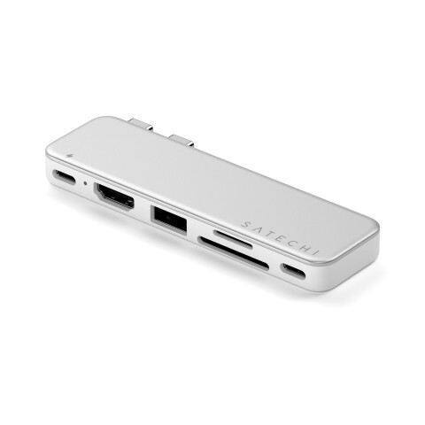 Satechi HUB USB-C Snap - Silver Satechi HUB USB-C Snap - Silver