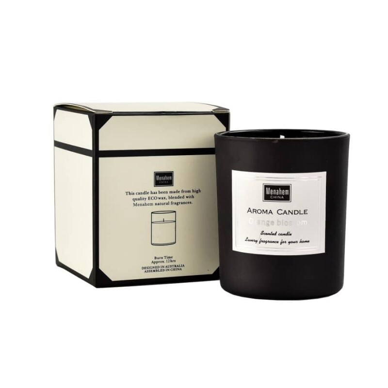 Vela aromática frasco vidrio Vela aromática frasco vidrio