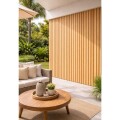 REVESTIMIENTO EXTERIOR WPC - PANEL 22 CM X 2.90 MT MARRON CLARO REVESTIMIENTO EXTERIOR WPC - PANEL 22 CM X 2.90 MT MARRON CLARO