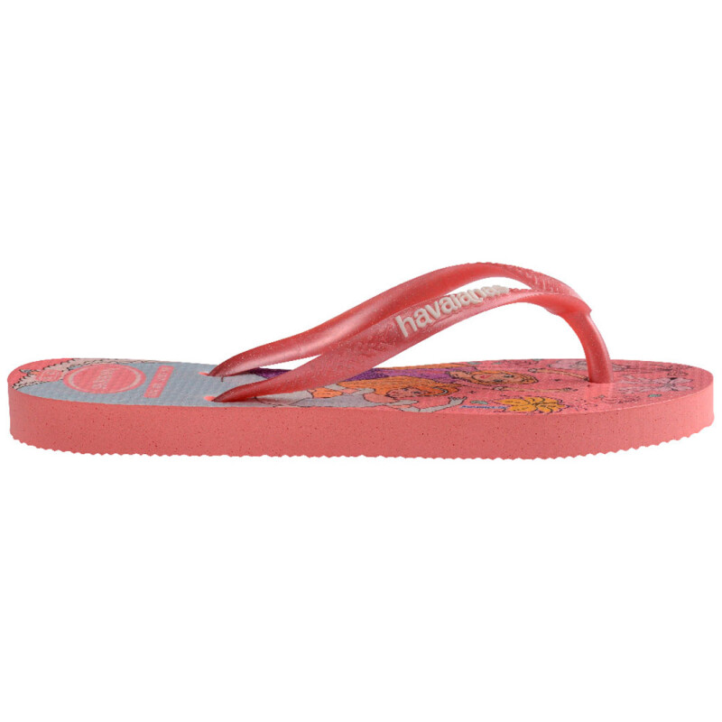 Sandalias de Niña Havaianas Slim Princess Rosado Metalizado