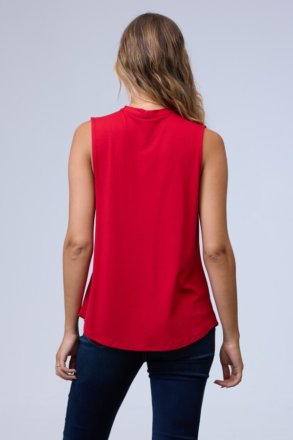 Musculosa Escote V ROJO