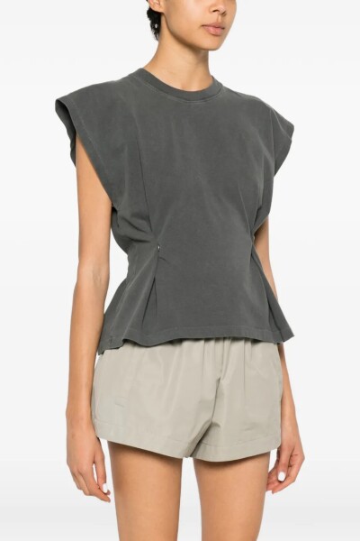 REMERA ZERO WASTE ADJUSTABLE Gris