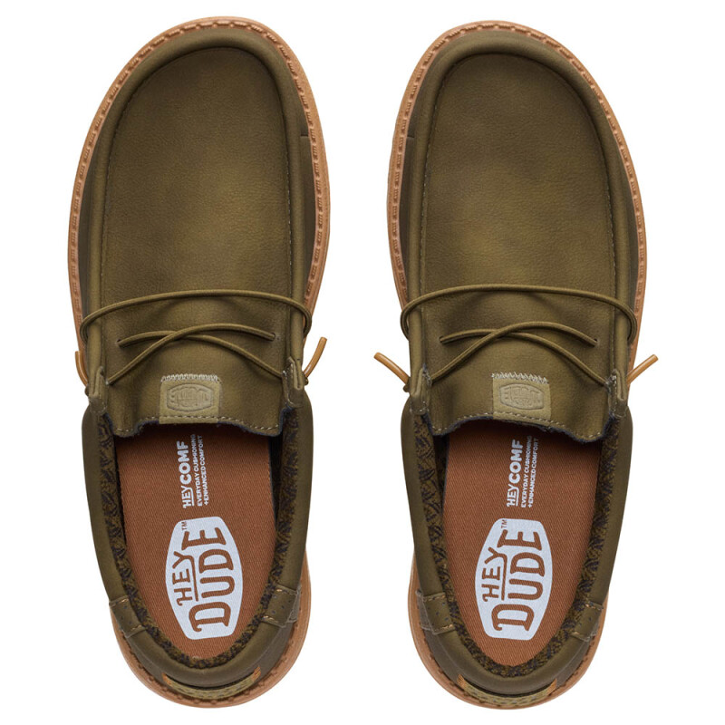 Wally Classic - Hombre Dark Olive/tobacco Brown