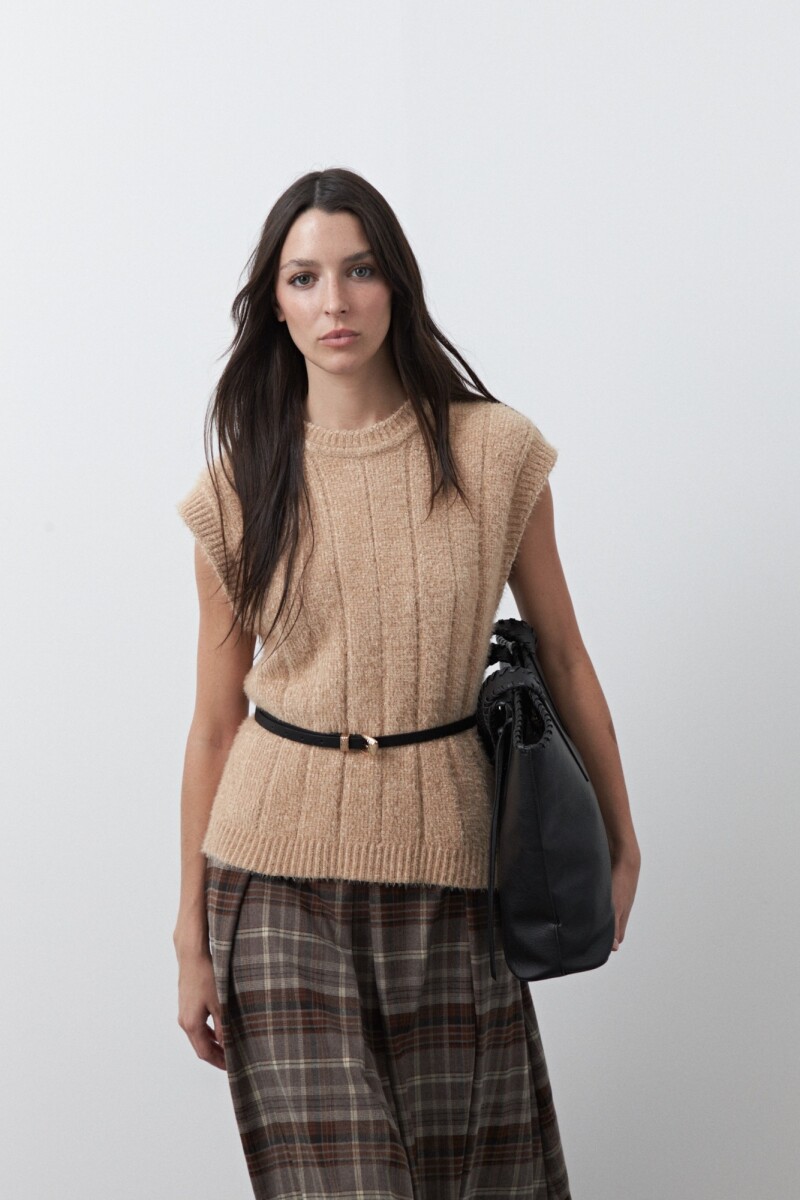 CHALECO HUANUCO Beige