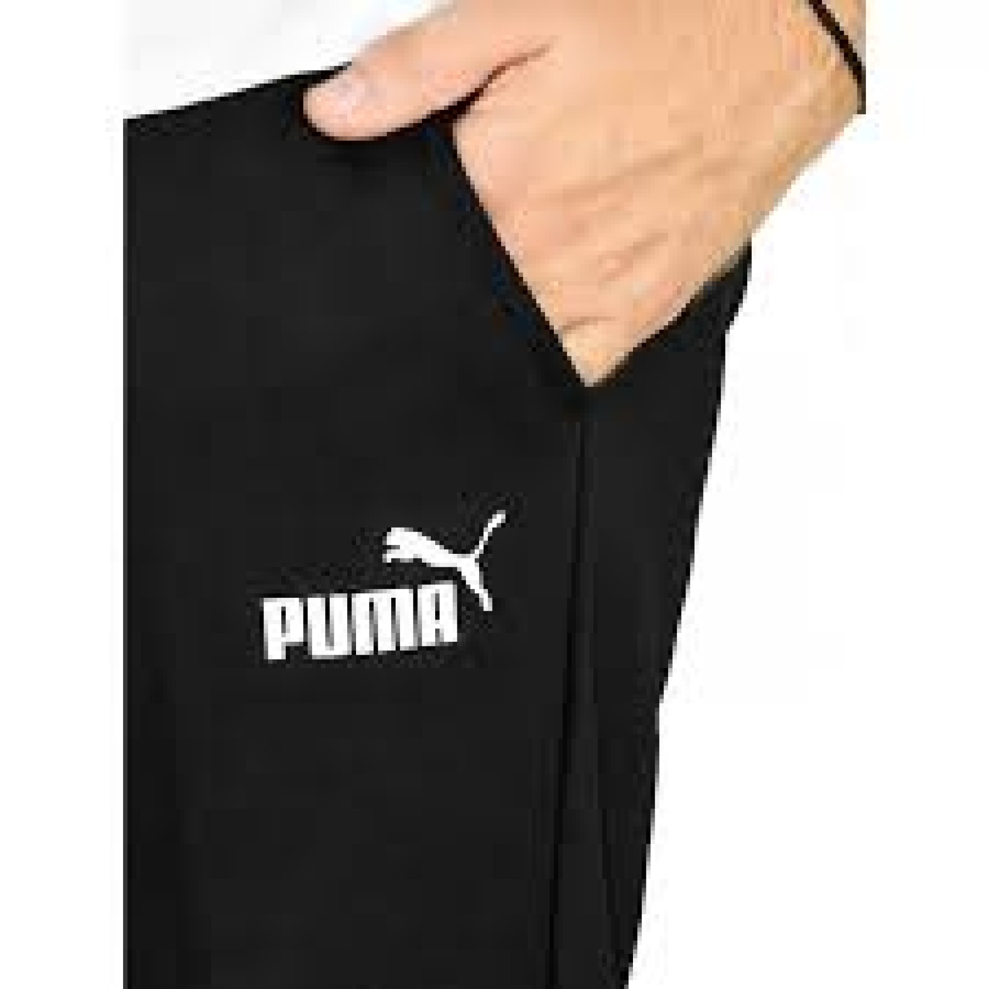 Pantalon Puma ESS Logo Pants FL Black - S/C — Menpi