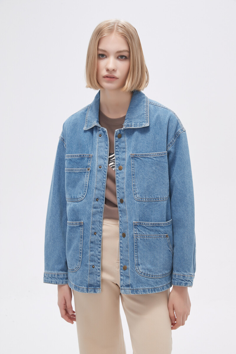 Sobrecamisa Ona - Azul 
