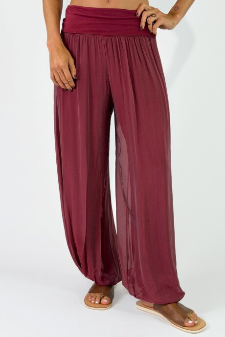 PANTALON JONDAL Bordo