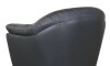 Butaca Giratoria 100% Cuero - Paris Negro