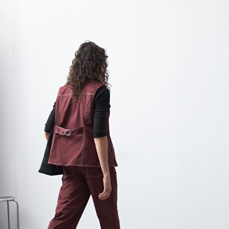 PANTALON CEYLAN Bordó