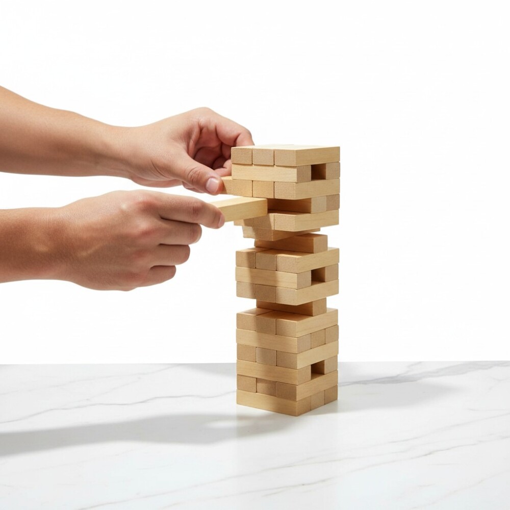 Jenga bloques de madera P&F Jenga bloques de madera P&F