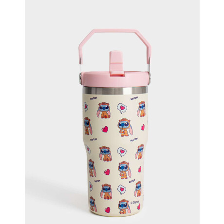 Vaso ''stitch Capybara'' Combinacion Multicolor