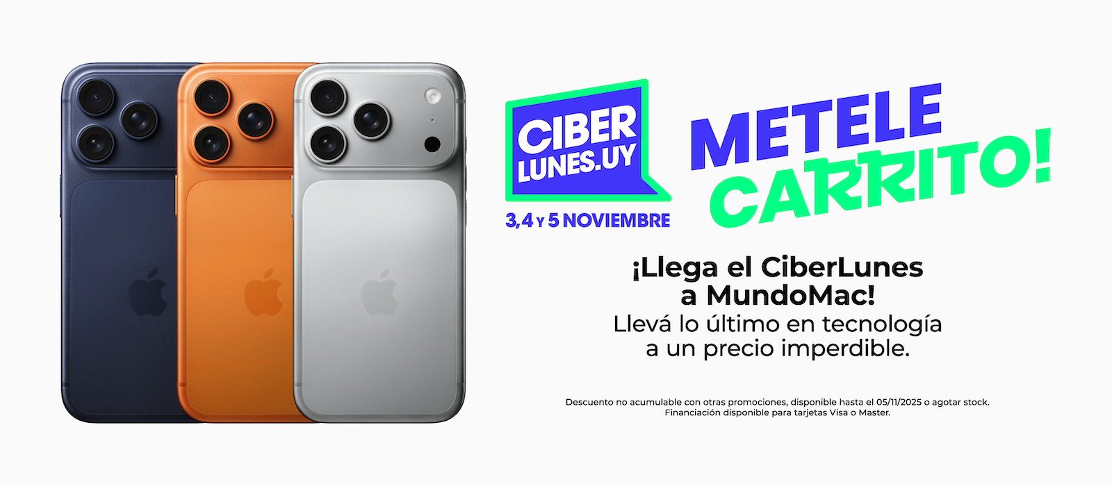 Ciberlunes, Apple, iPhone 17 Pro, iPhone 17 iPad Apple Watch AirPods