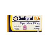 SEDIPRAL 0,5 MG. CJ X 50 COMPRIMIDOS única