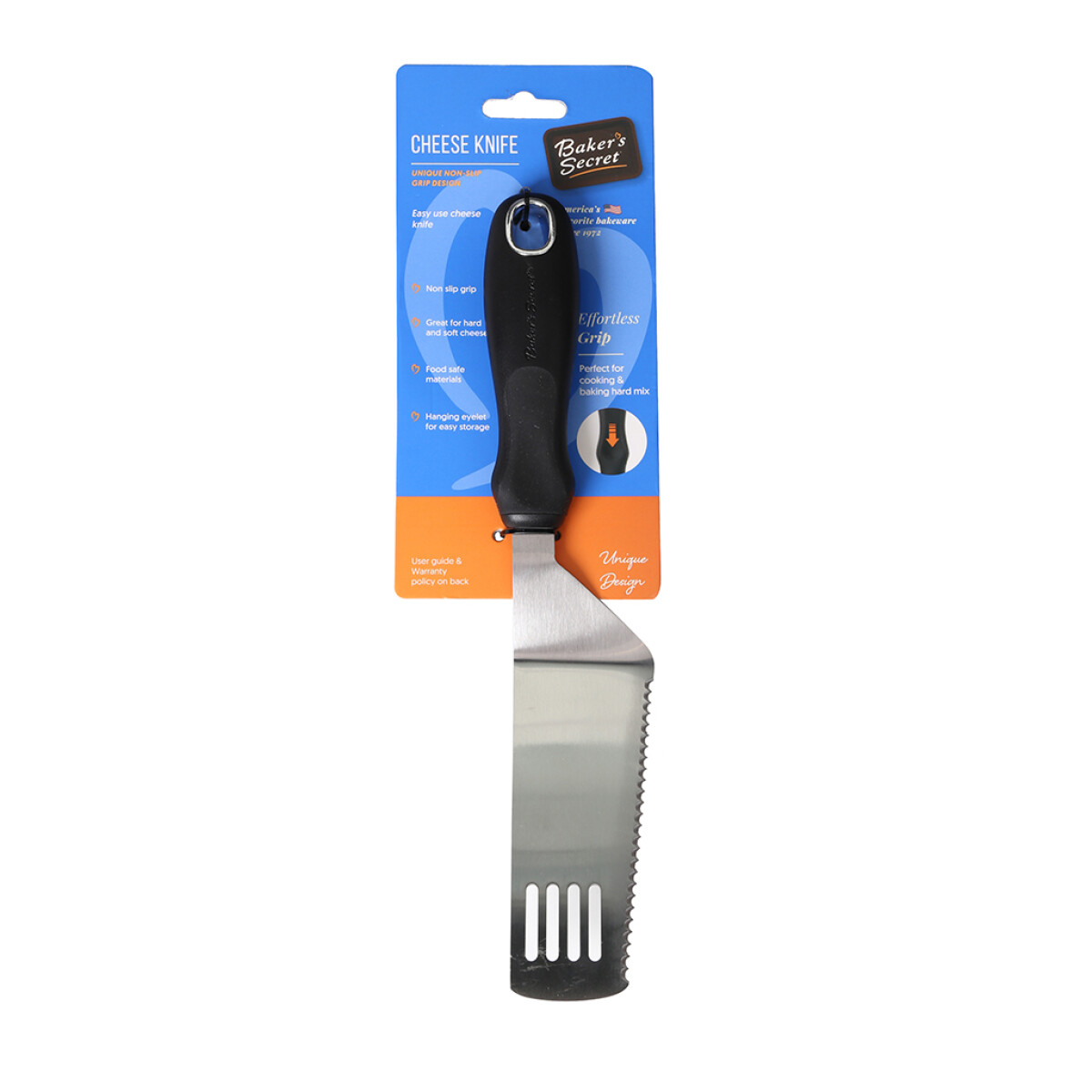 Cuchillo para Queso Baker’s Secret Acero Inoxidable Negro 