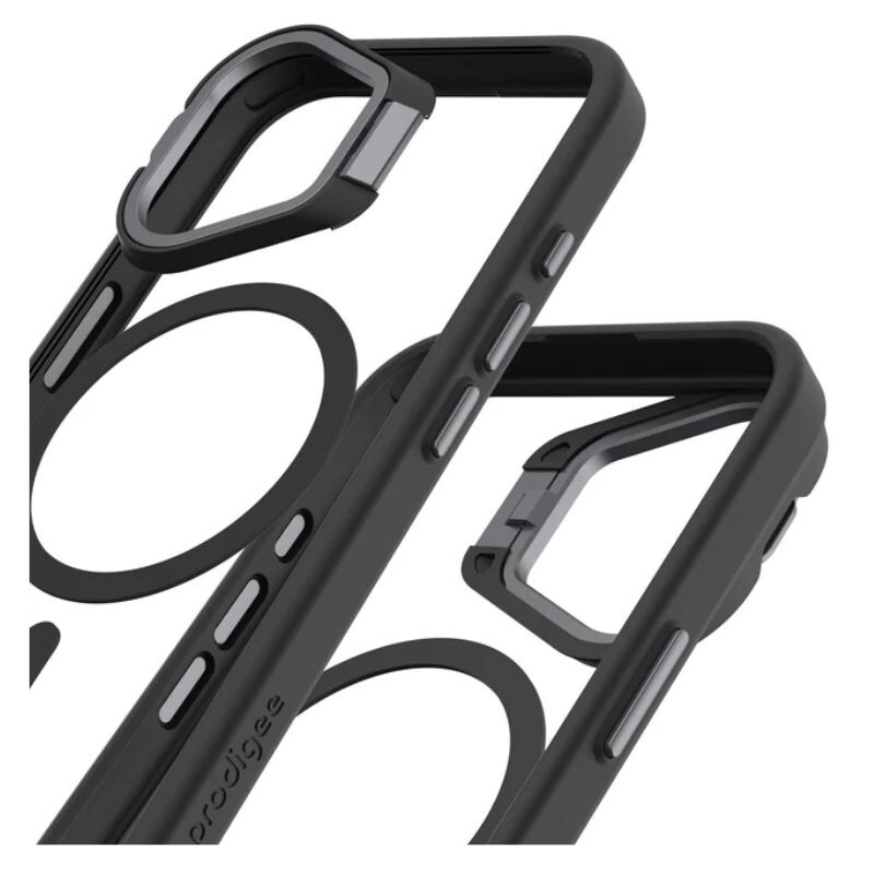 Case Prodigee iPh 16 KickIt Mag Black Case Prodigee iPh 16 KickIt Mag Black