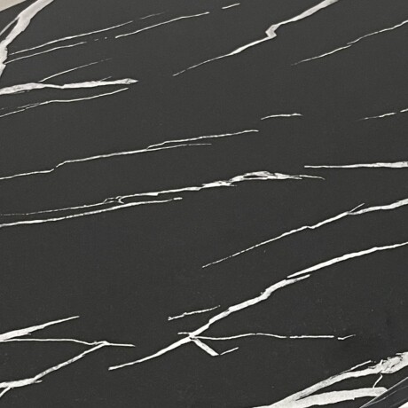 Mesa auxiliar Lumax de arrime MDF minimalista para living Marmol Negro