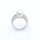 Anillo oro 18k blanco,brillantes y perla de cultivo 9,5mm Anillo oro 18k blanco,brillantes y perla de cultivo 9,5mm