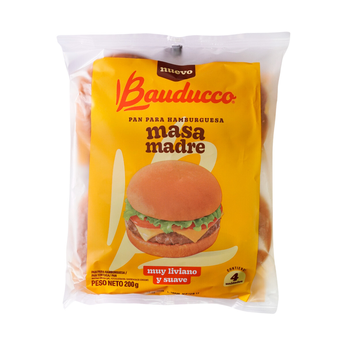 PAN TORTUGA X4U 200G MASA MADRE BAUDUCCO 