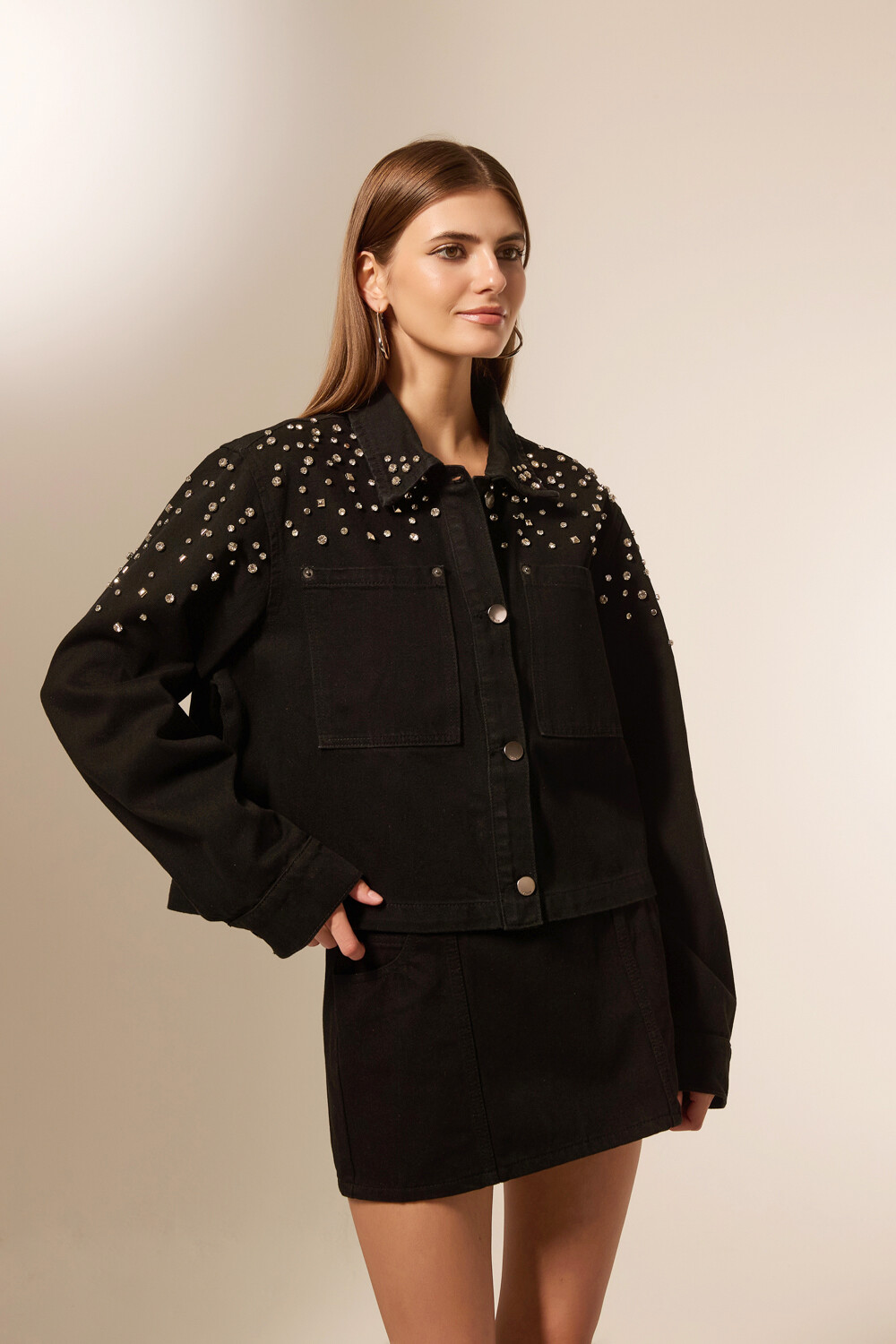 Campera Kuri Negro