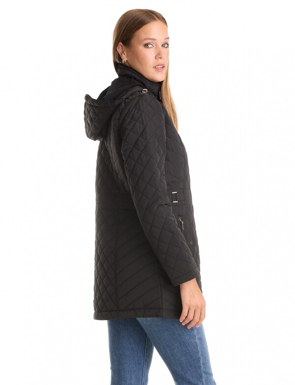 Campera Capitoneada NEGRO