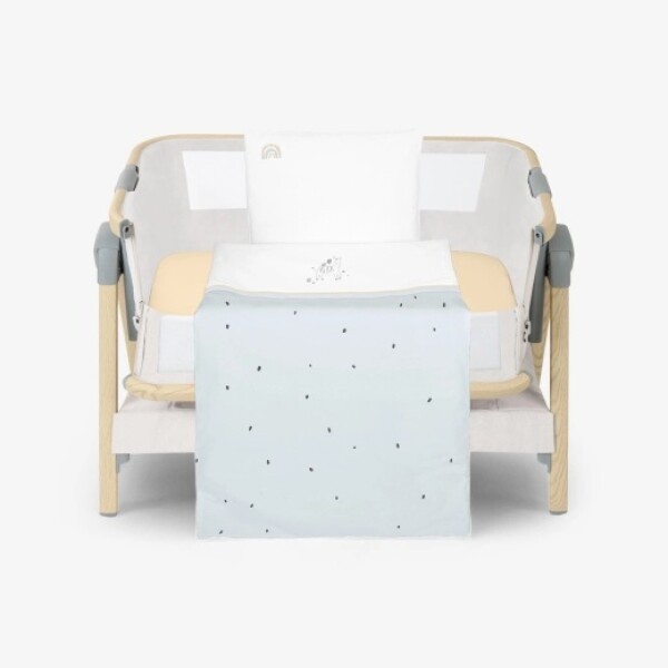 Set textil mini cuna colecho 3pz kikkaboo Stripy Friends