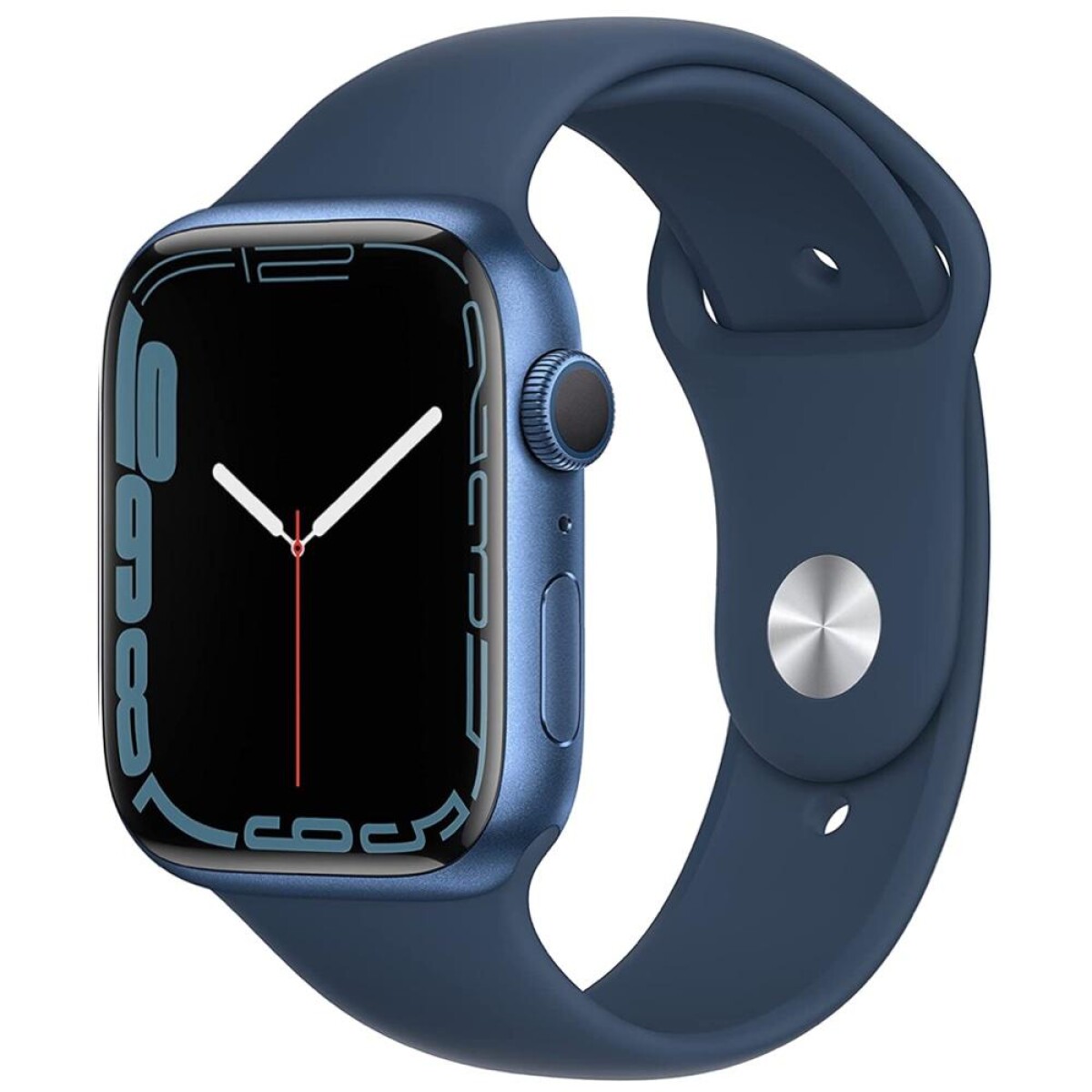 Apple watch serie 7 (gps) 45mm aluminum sport band Abyss blue