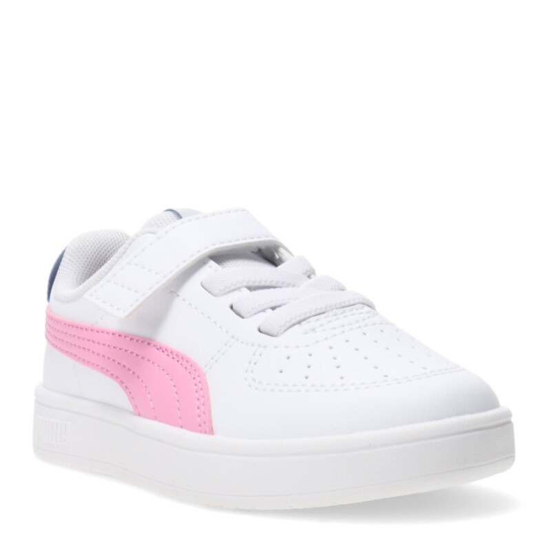 Championes Infantiles Puma Rickie AC PS Kids Blanco - Rosa - Lila
