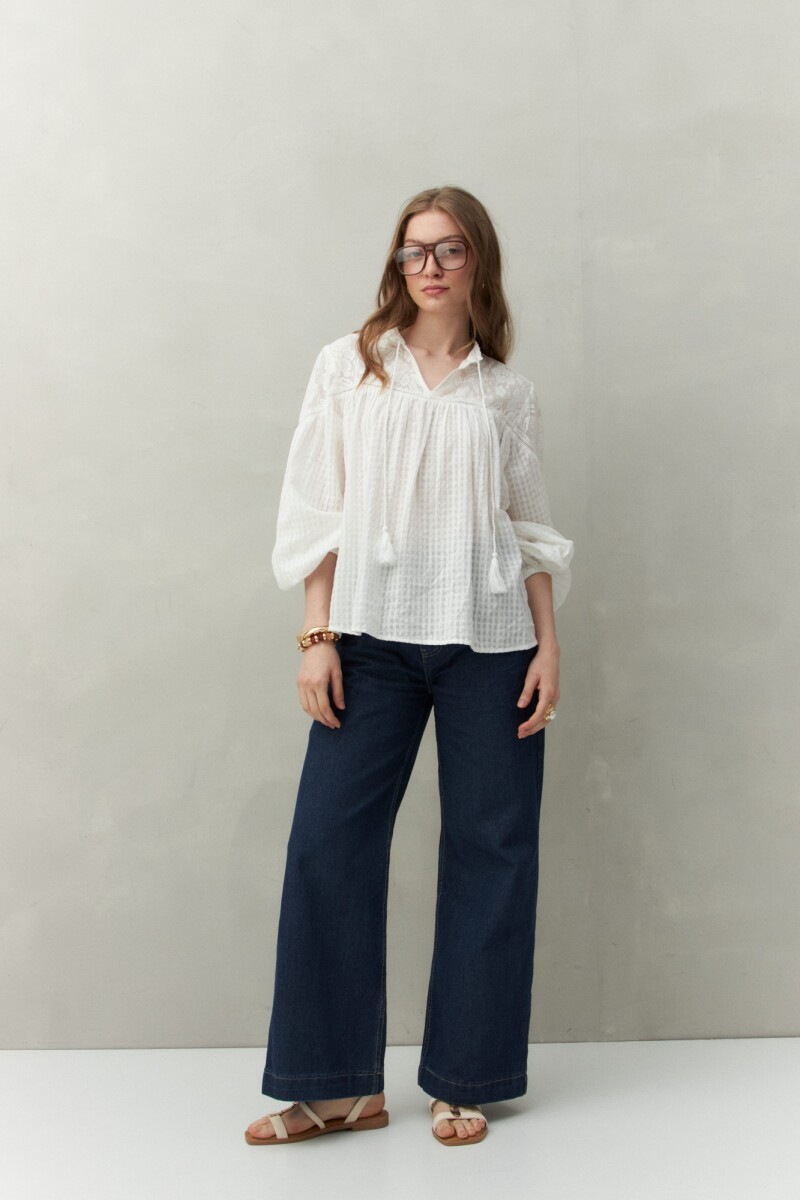 BLUSA LIBERTAD Blanco