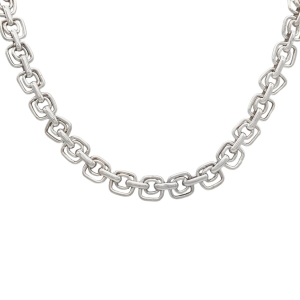 Cadena cuadrado doble - Plata 925 -Sin piedra-CD3237 Sinpiedra