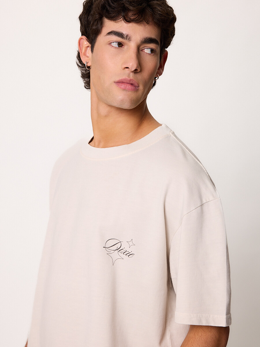 T-SHIRT M/C ANKOR DIXIE Gris Claro