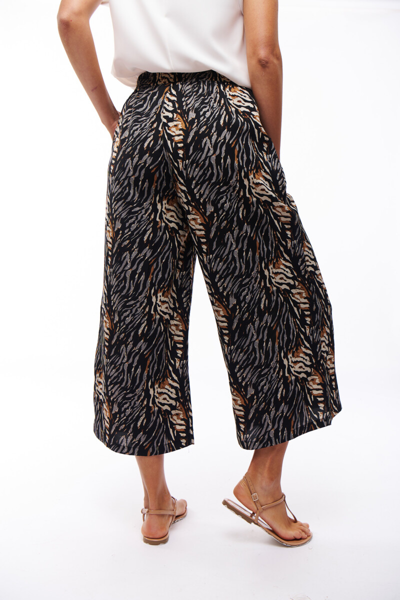 PANTALON NOOR ESTAMPADO NEGRO