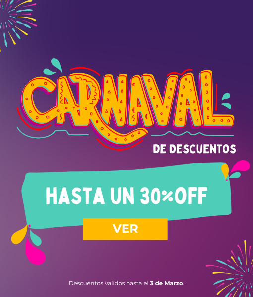 ¡Descuentos de carnaval!