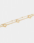 Pulseras Flexibles Pulsera Multicadena Con Dije - Dorado