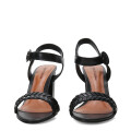 Sandalias de Mujer Bottero Taco Alto Negro