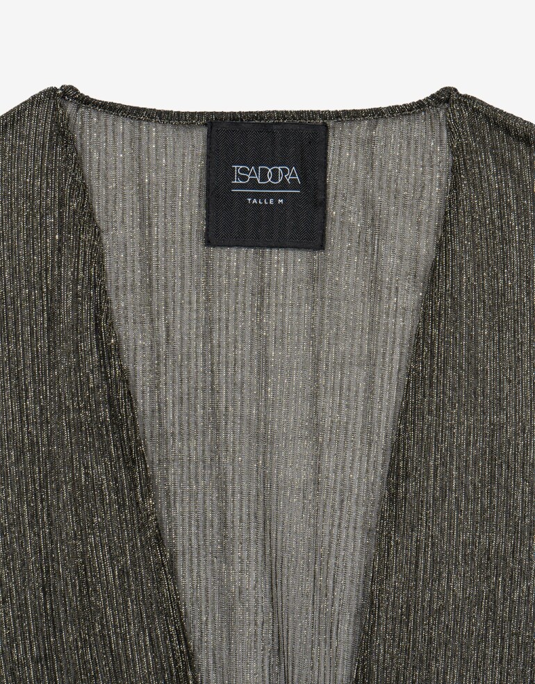 Kimonos Kimono Con Lurex - Plateado Antique Silver