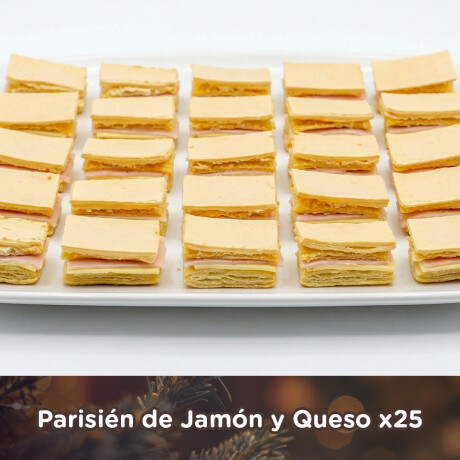 Cajita de 25 Parisien Glace con Jamón y Queso 000