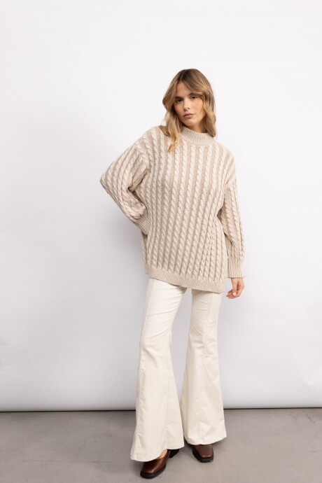 Sweater Edith Long Crudo