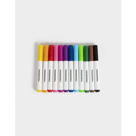 Set De Marcadores Con Contenedor Combinacion Multicolor