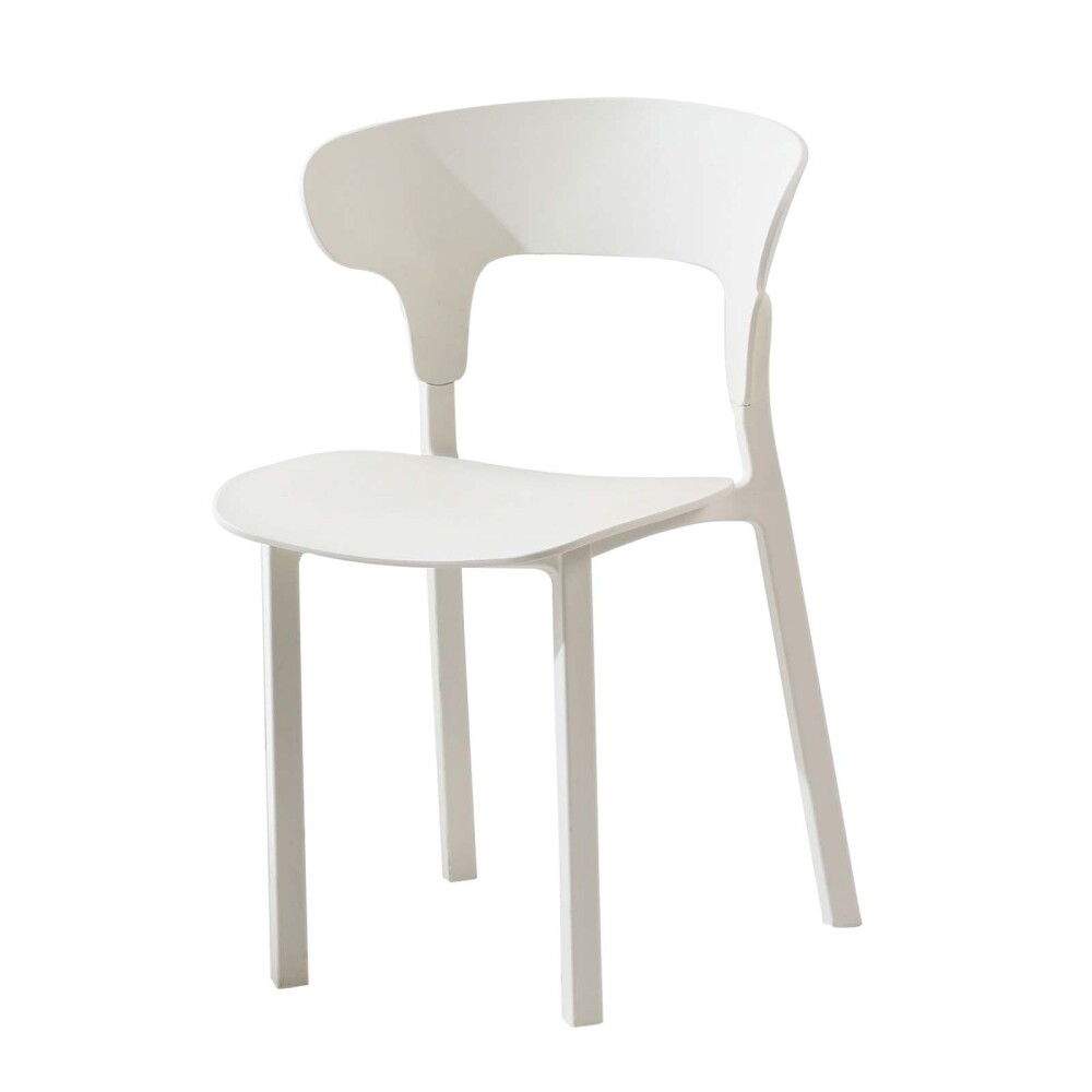 SILLA DE COMEDOR POLIPROPILENO BLANCO NÓRDICA