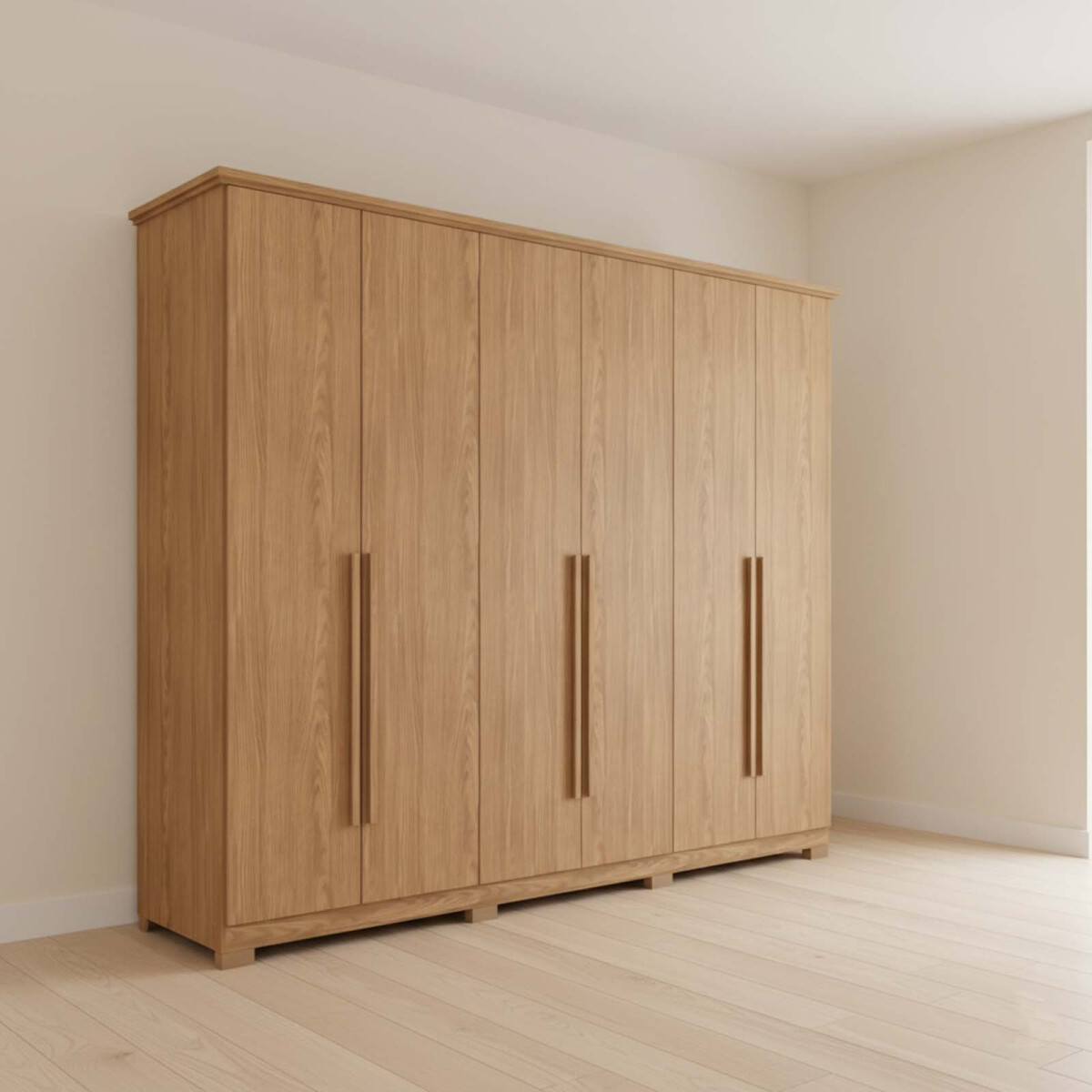 PLACARD - 6 PUERTAS MDP NATURAL-BEIGE LEBLON 