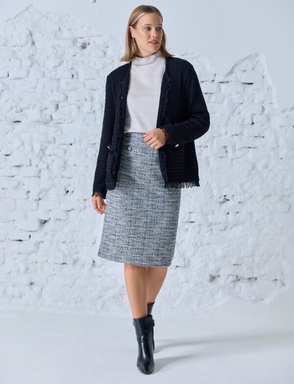 Chaqueta Tejida NEGRO