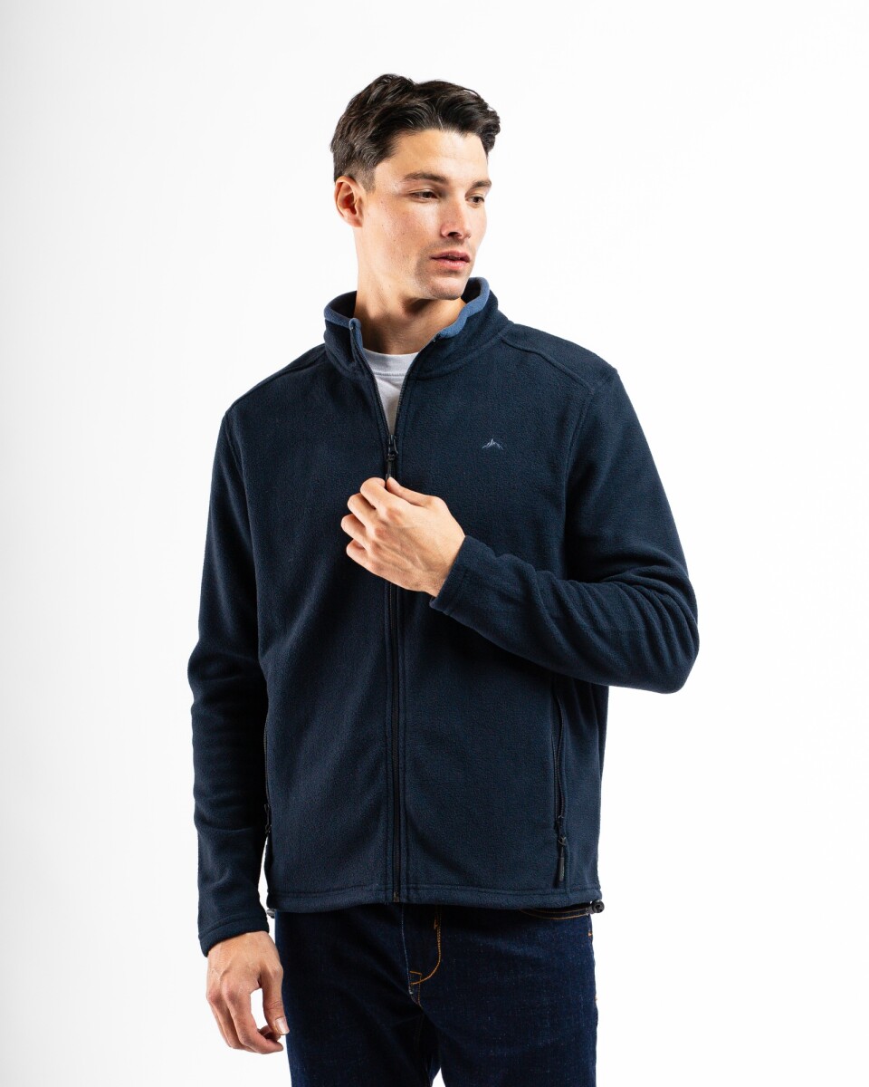 Campera Polar Clásica - Marino/Indigo 