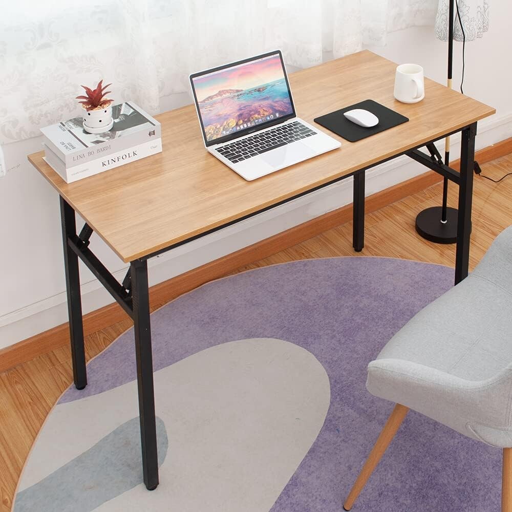 Escritorio Plegable Con Silla Incluida Promo Mesa Y Silla Marrón claro