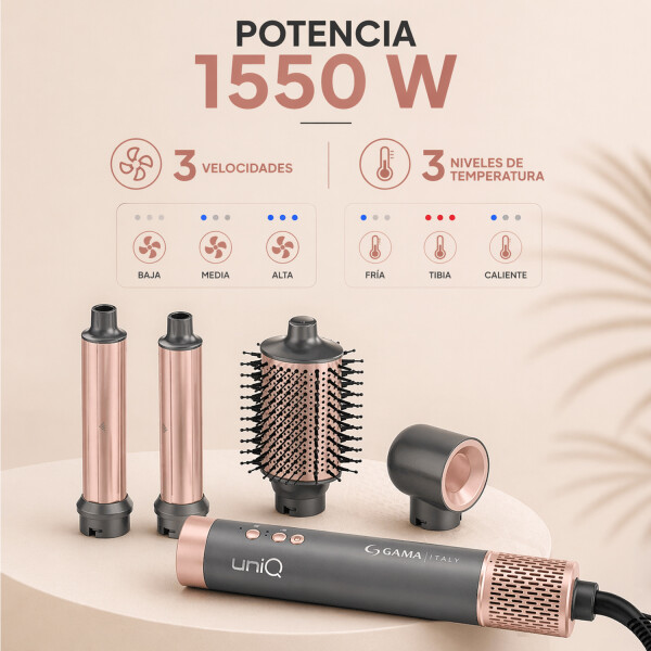 Cepillo Secador Modelador Gama Multistyler Flow 4 En 1 CEPILLO GAMA MULTISTYLER UNIQ FLOW 4EN1