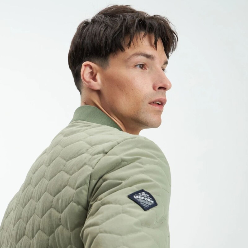 Campera Bomber LORD Uniform Verde