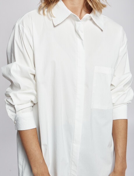 Camisa lisa blanco