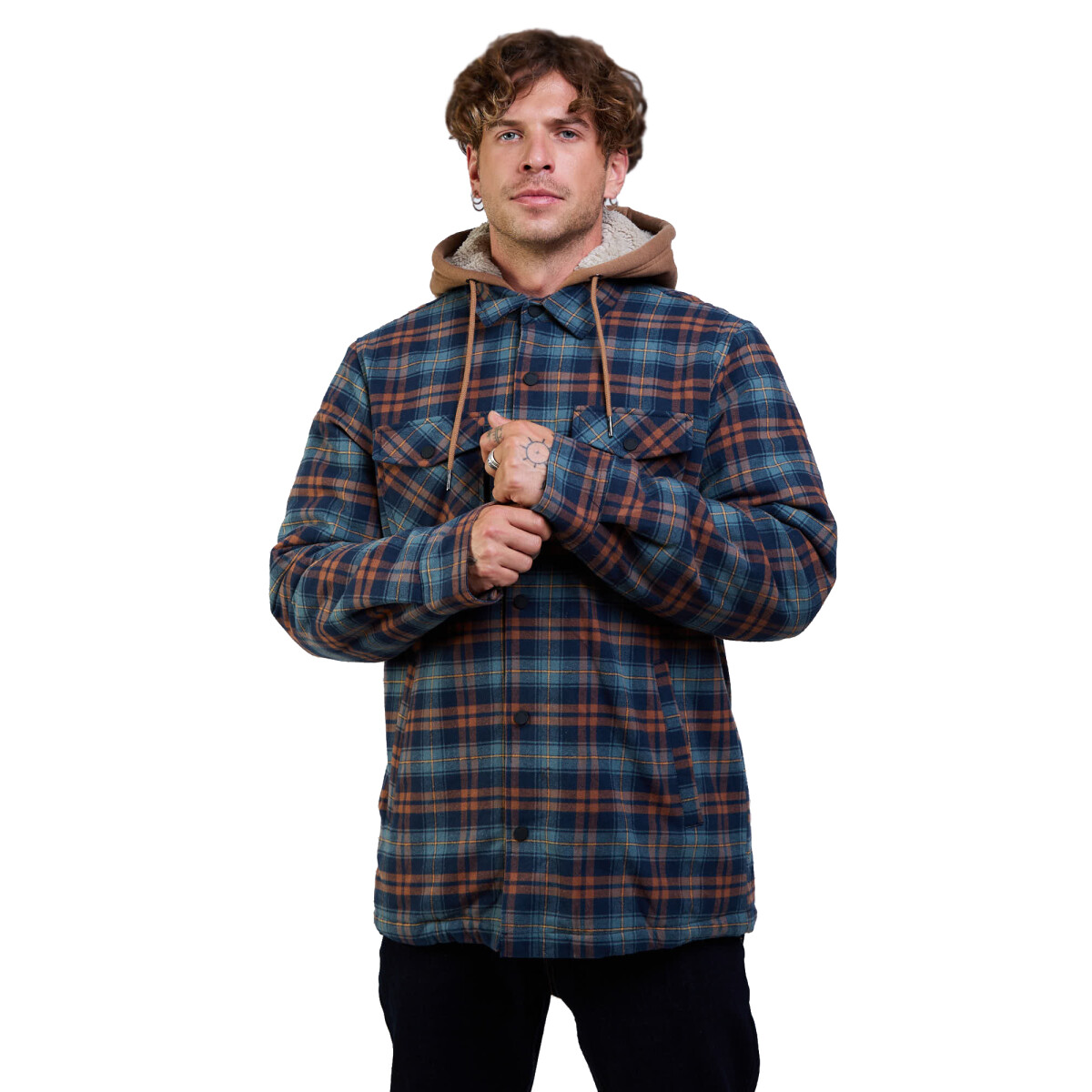 Camisa Overshirt Maui and Sons - Nubik - Multicolor 