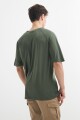Remera básica VERDE OLIVA