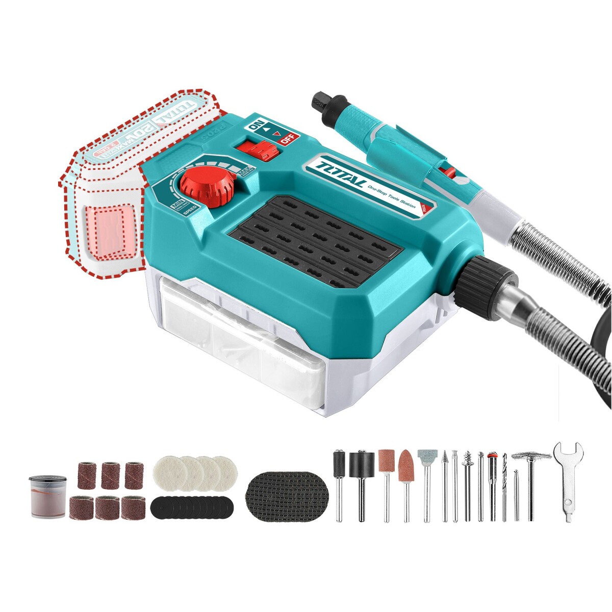 Mini Torno Inalámbrico - A Batería 20v 